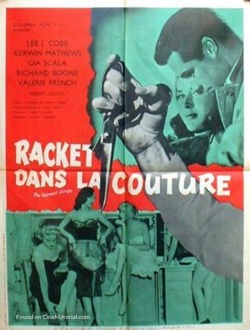 The Garment Jungle - French Movie Poster