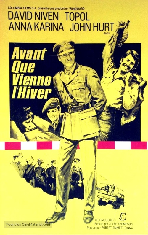 Before Winter Comes - French Movie Poster