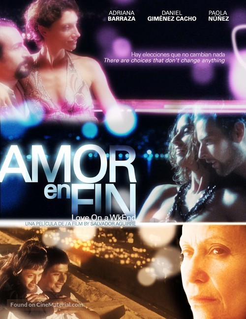Tres piezas de amor en un fin de semana - Mexican Movie Poster