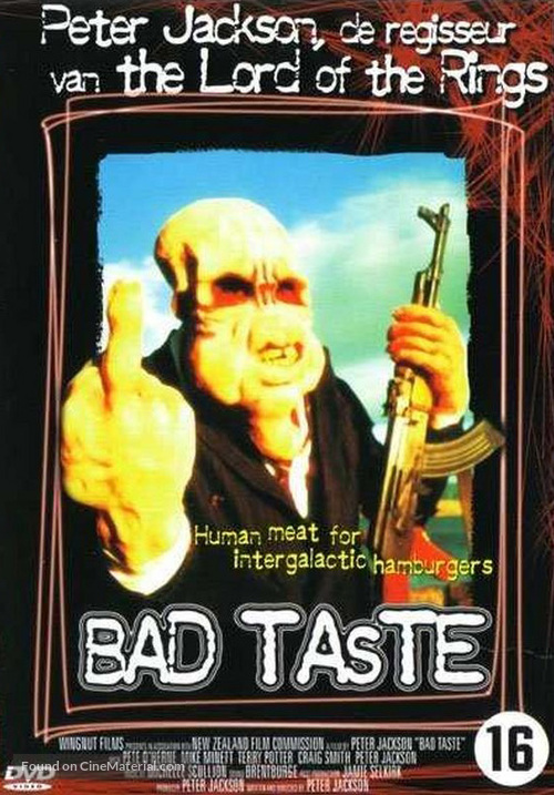 Bad Taste - Dutch DVD movie cover