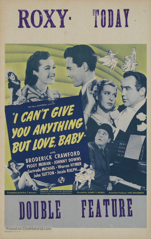 I Can&#039;t Give You Anything But Love, Baby - Movie Poster
