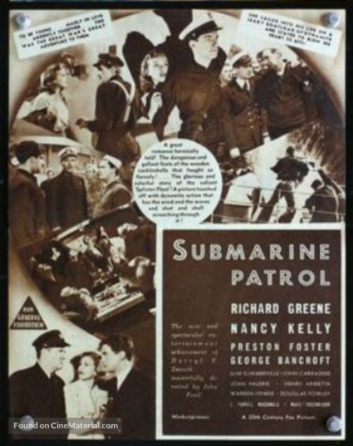 Submarine Patrol - Australian poster