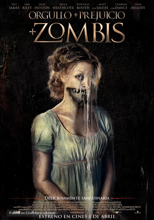 Pride and Prejudice and Zombies - Spanish Movie Poster