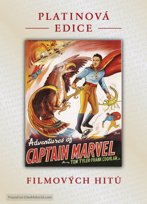 Adventures of Captain Marvel - Czech DVD movie cover