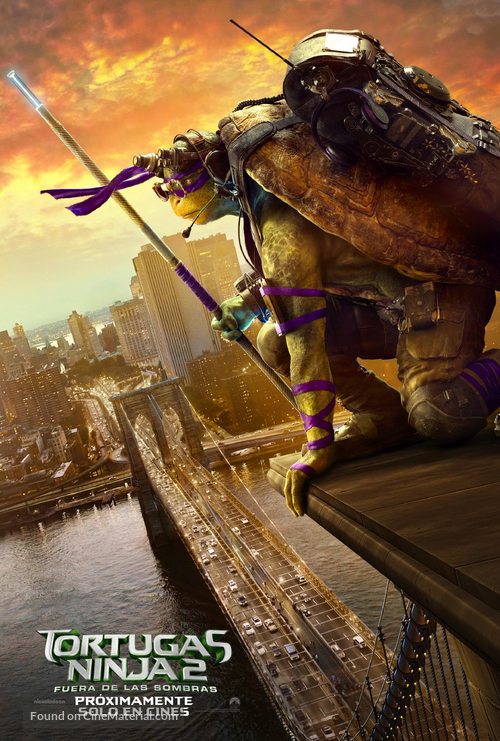 Teenage Mutant Ninja Turtles: Out of the Shadows - Argentinian Movie Poster