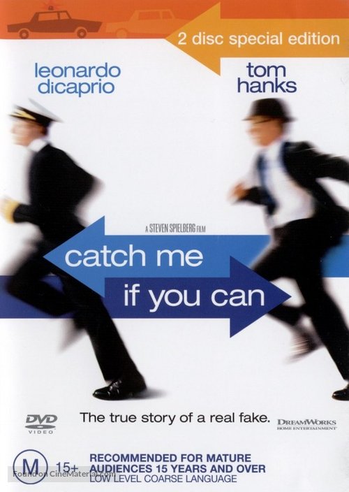 Catch Me If You Can - Australian DVD movie cover