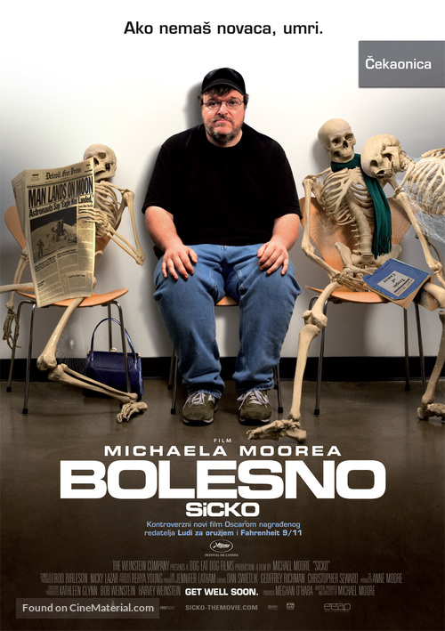 Sicko - Croatian Movie Poster