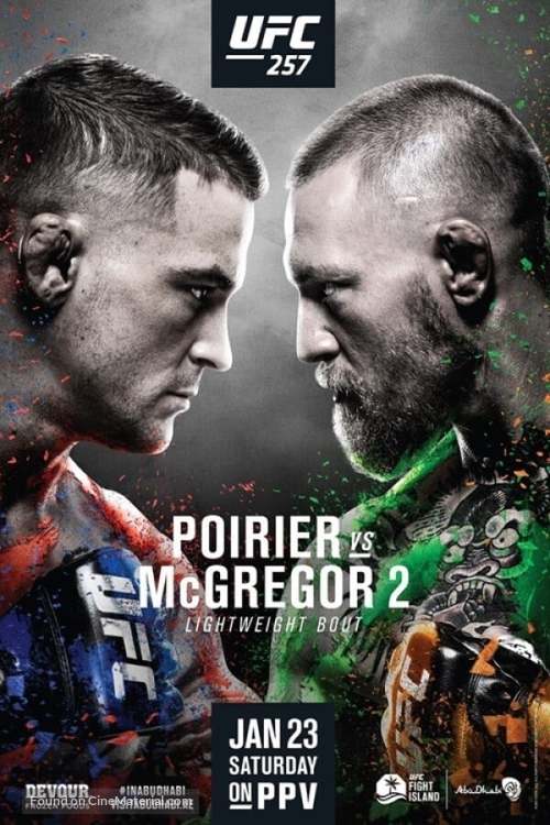 &quot;UFC on ESPN&quot; UFC 257: Poirier vs. McGregor 2 - Movie Poster