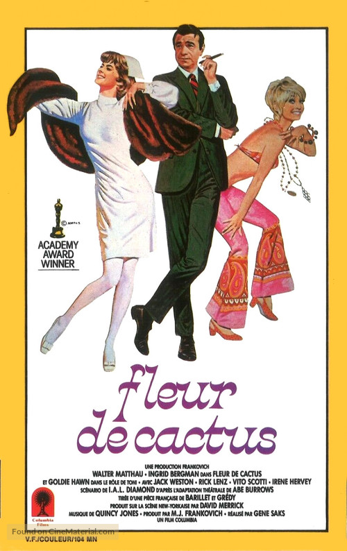 Cactus Flower - French Movie Cover