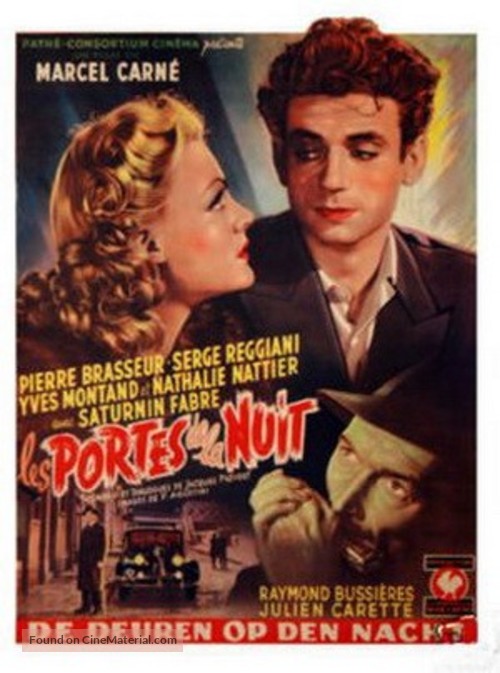 Portes de la nuit, Les - Belgian Movie Poster