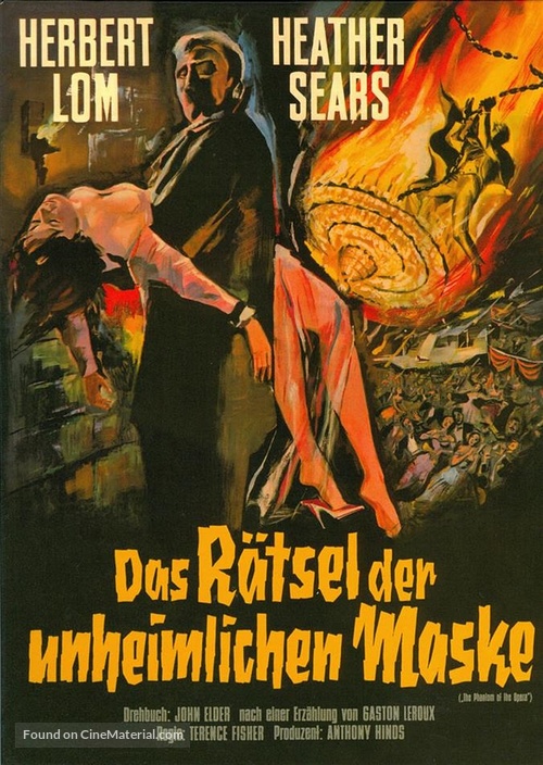The Phantom of the Opera - German Blu-Ray movie cover