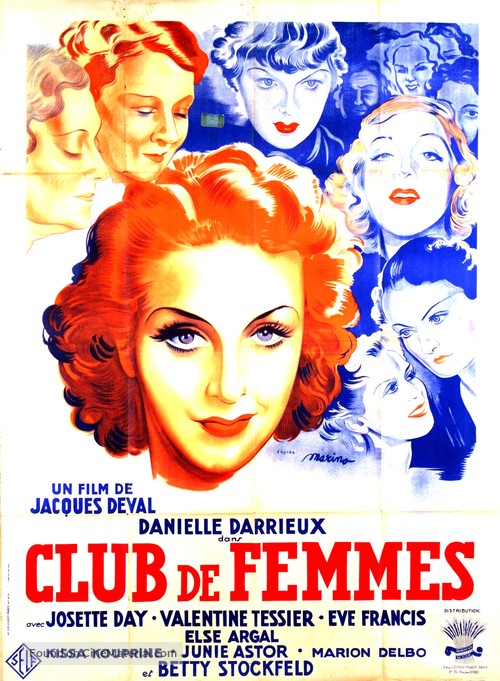 Club de femmes - French Movie Poster