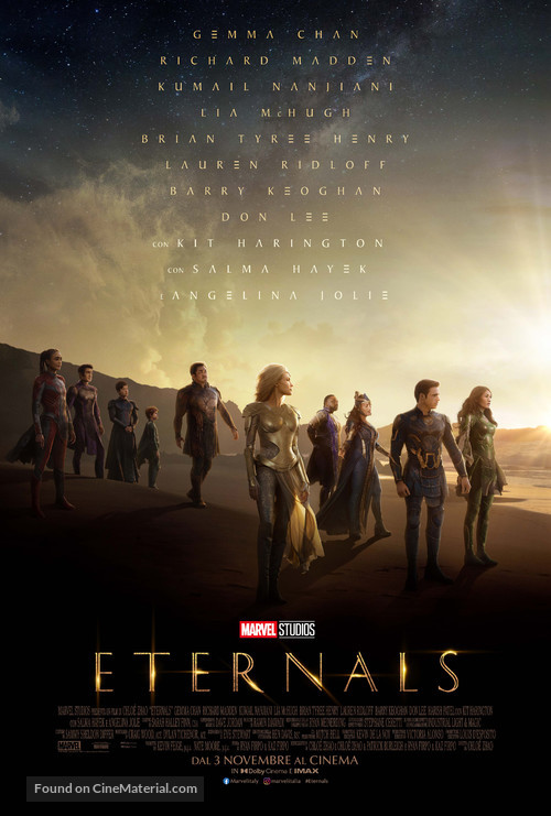 Eternals - Italian Movie Poster
