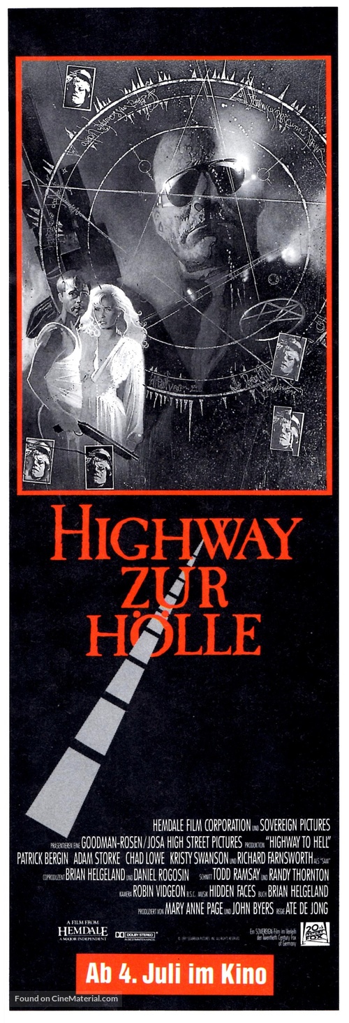 Highway to Hell - German Movie Poster
