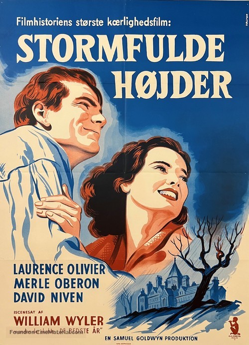 Wuthering Heights - Danish Movie Poster