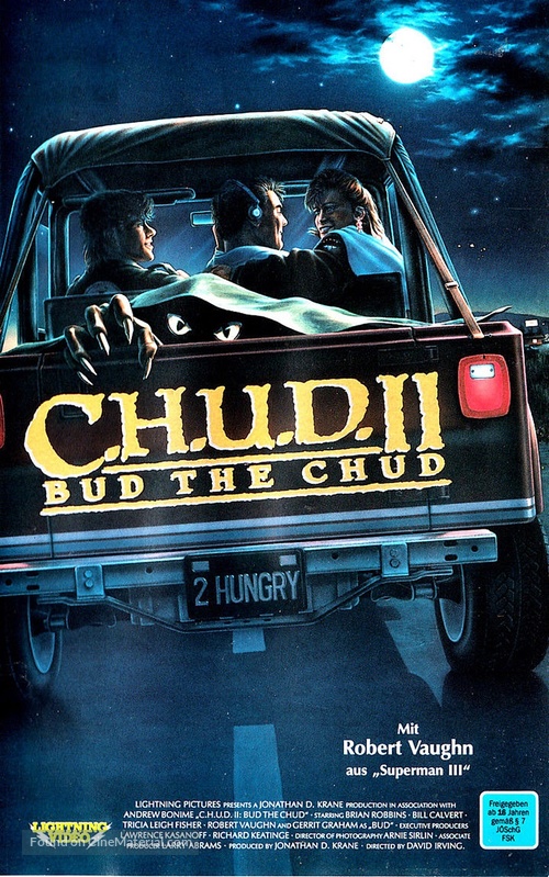 C.H.U.D. II - Bud the Chud - German VHS movie cover