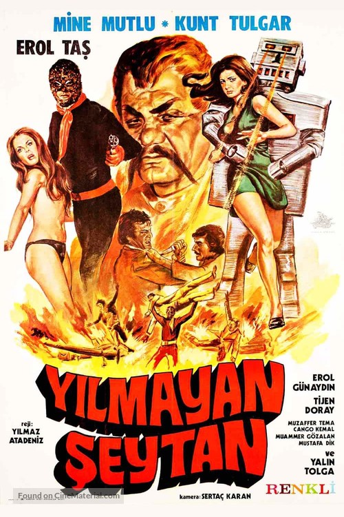 Yilmayan seytan - Turkish Movie Poster
