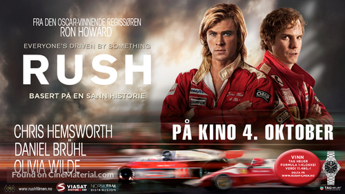 Rush - Norwegian Movie Poster