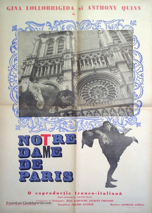 Notre-Dame de Paris - Romanian Movie Poster
