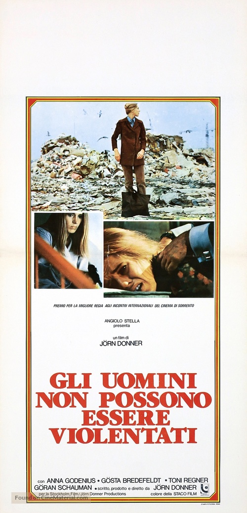 M&auml;n kan inte v&aring;ldtas - Italian Movie Poster