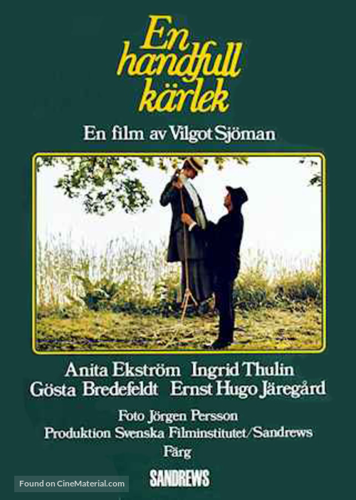 En handfull k&auml;rlek - Swedish Movie Poster