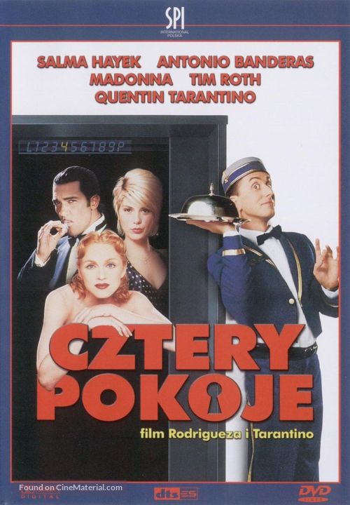 Four Rooms - Polish DVD movie cover