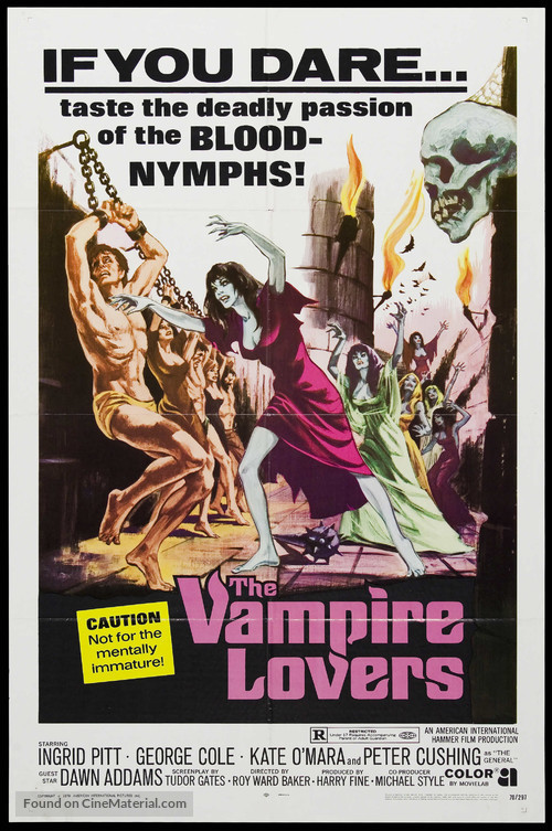The Vampire Lovers - Theatrical movie poster