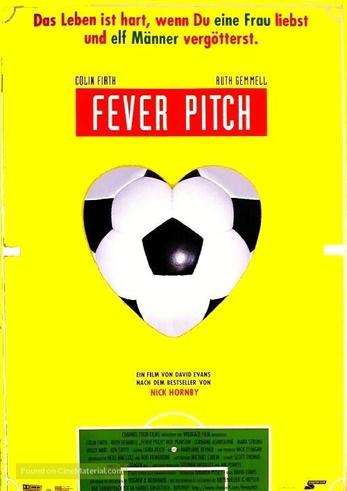 Fever Pitch - German Movie Poster