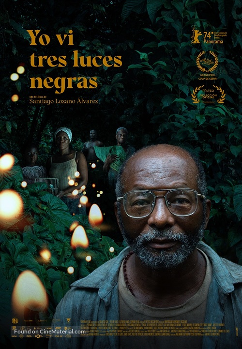 I Saw Three Black Lights - Colombian Movie Poster