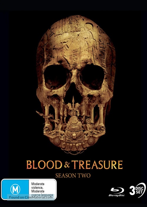 &quot;Blood &amp; Treasure&quot; - Australian DVD movie cover
