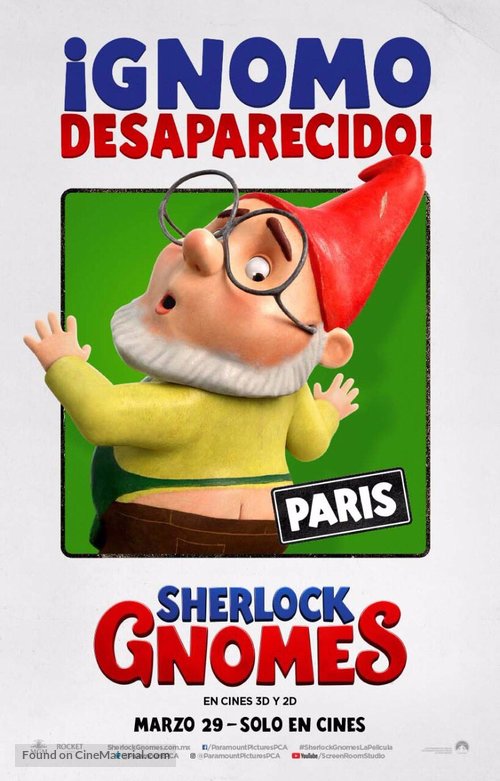 Sherlock Gnomes - Panamanian Movie Poster