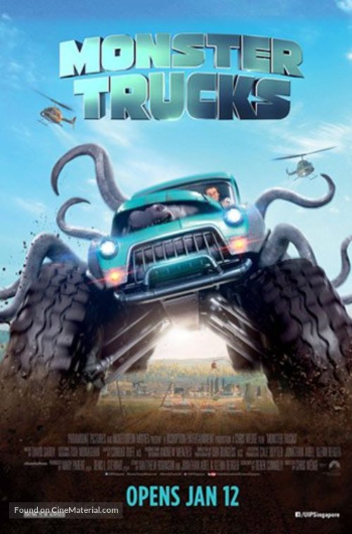 Monster Trucks - Singaporean Movie Poster
