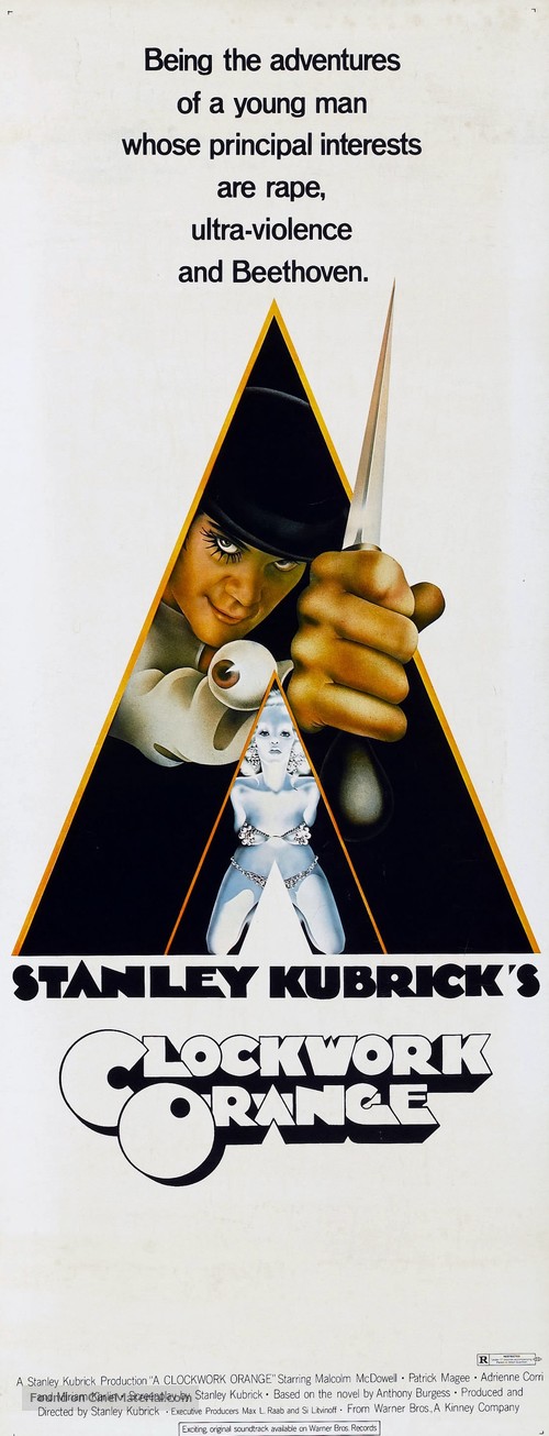 A Clockwork Orange - Re-release movie poster