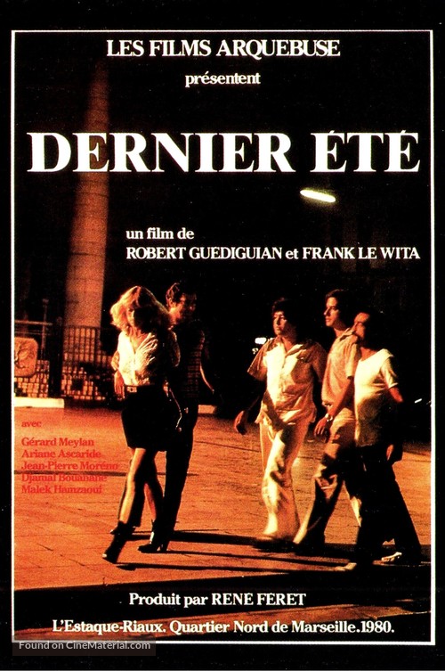 Dernier &eacute;t&eacute; - French Movie Poster