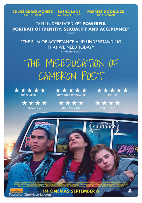 The Miseducation of Cameron Post - Australian Movie Poster
