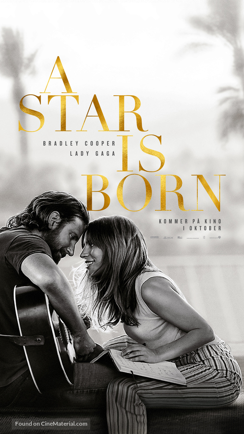 A Star Is Born - Norwegian Movie Poster