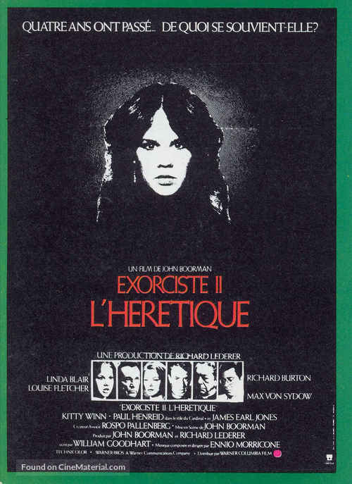 Exorcist II: The Heretic - French Movie Poster