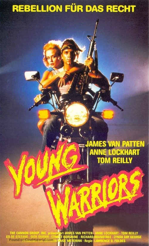 Young Warriors - German VHS movie cover