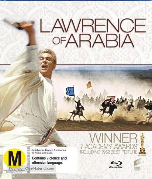 Lawrence of Arabia - New Zealand Blu-Ray movie cover