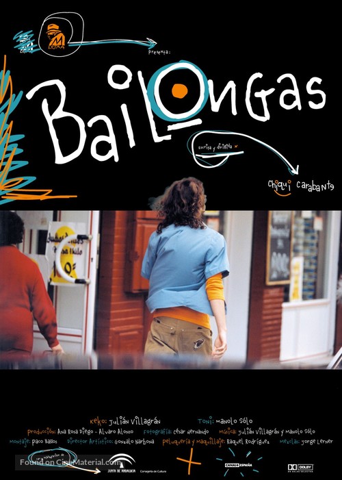 Bailongas - Spanish Movie Poster
