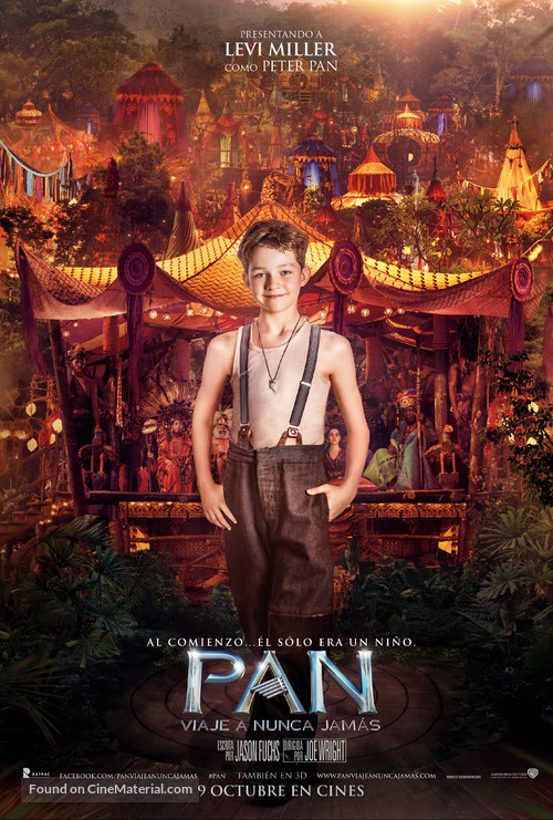 Pan - Spanish Character movie poster
