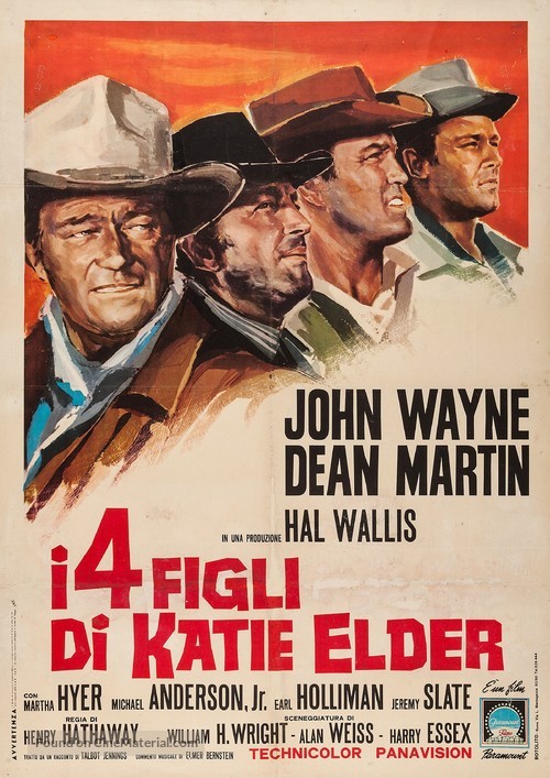 The Sons of Katie Elder - Italian Movie Poster