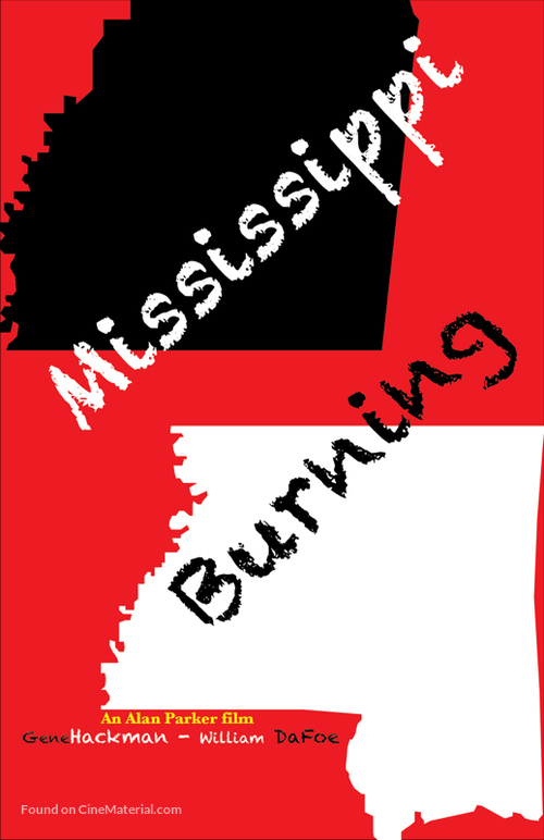 Mississippi Burning - DVD movie cover