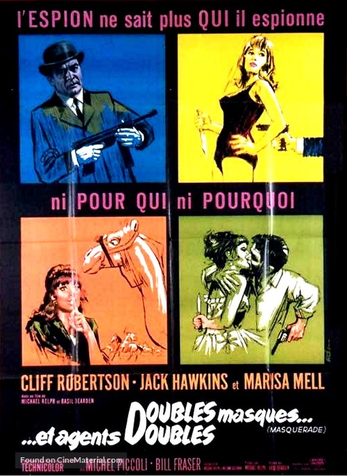 Masquerade - French Movie Poster
