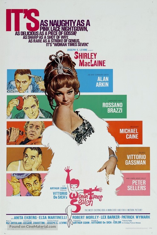 Woman Times Seven - Movie Poster