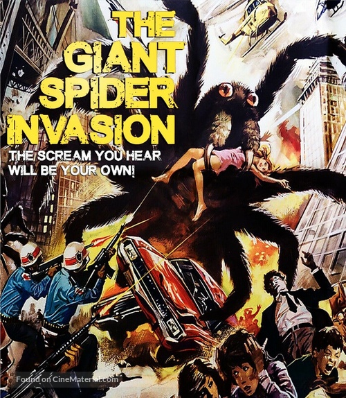 The Giant Spider Invasion - Blu-Ray movie cover