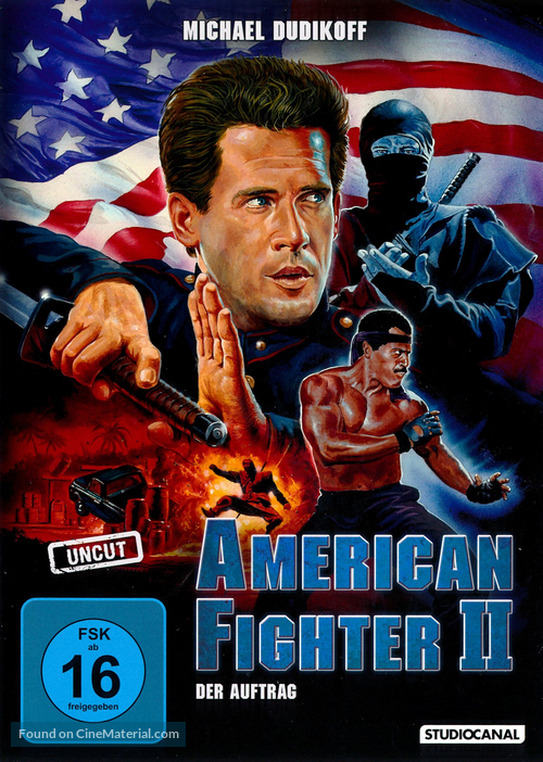 American Ninja 2: The Confrontation - German Movie Cover