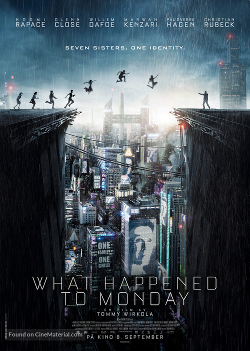 What Happened to Monday - Norwegian Movie Poster