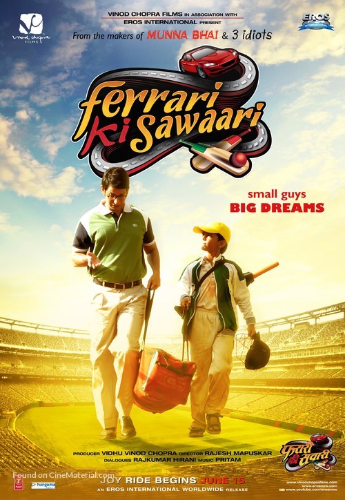 Ferrari Ki Sawaari - Indian Movie Poster