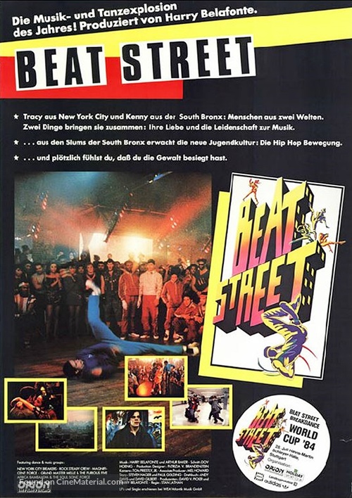 Beat Street - German Movie Poster